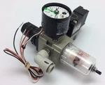 Smc AW20-F02H Pneumatic Regulator Filter Assembly Pressure Gauge Solenoid Valve. Fixed Price $115.00.