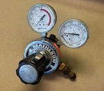 Matheson Regulator 8LA-510 W/ Gauge 63-3106 0-30PSI, 63-3142 0-400PSI. Fixed Price $90.00.