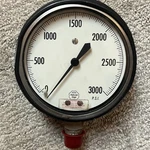 Acco Helicoid Pressure Gauge 4 1/2" 3000 Psi Lower Npt Connection. Fixed Price $39.95.