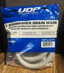 Udp Dishwasher Hose 6FT, Fits 5/8", 3/4", 1" Outlet, Clamps-new Sealed-free Ship. Fixed Price $14.99.
