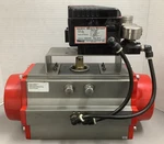 Triac 2R500SR Pneumatic Pinion Actuator W/ PPR-1200 Positioner (R93). Fixed Price $500.00.