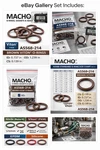 AS568 214 Brown Viton Rings 75 Durometer Fkm Seal 100 Pack Macho O-ring. Fixed Price $22.49.