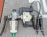 Koganei FR300-03 Filter Regulator & Smc Soft Start Up Valve AV3000-03-5YZ A6B3. Fixed Price $59.00.