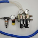 Numatics Pneumatics Panel: Two 031RS700O Solenoid Valves & Three 031SA4004. Fixed Price $169.99.