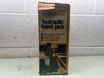 Sears 5 Ton Hydraulic Hand Jack Vintage Mechanics Tool W/ Original Box. Fixed Price $75.00.
