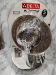 Delta Showerhead 2-IN-1 Brushed Nickel IN2ITION 75583. Fixed Price $40.00.