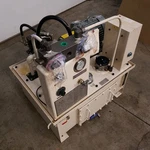 Yuken AR22-FR01C-20, 5HP Hydraulic Pump & Unit. 380V TANK:30"X24"X11" Used. Fixed Price $664.99.