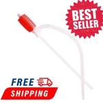 Manual Hand Siphon Pump Fuel Petrol Diesel Water Oil Liquid Transfer Hose Kit. Fixed Price $5.45.