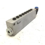 Legris 3310 06 13 Pneumatic Manifold, Anodized Aluminum, 145 Psi, 1/4" Npt Inlet. Fixed Price $35.00.
