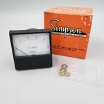 Simpson Electric Panel Gauge Meter 0-25 Dc Volts Model 2123 Cat No. 17529. Fixed Price $24.99.