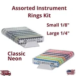 Silicone Instrument Code Rings Small/large 1/8" 1/4" 200/PK Assorted Color Kit. Fixed Price $119.49.