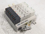 Smc VV5Q41-05-DAM01160 Manifold Assembly With Solenoid Valves. Fixed Price $404.99.