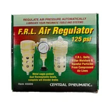 F.r.l. Air Regulator 125 Psi Central Pneumatic #45009 Inlet/outlet 3/8" Npt. Fixed Price $21.99.