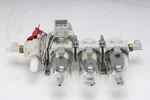 Smc AW30-03-A Regulator With AFM30-03-A, AFD-03-A Separators, And SE30A Switch. Fixed Price $54.04.