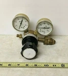 Scott-marrin Inc Brass Regulator Model 1SB60-590-4T With Gauges Used. Fixed Price $39.99.