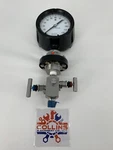 Ashcroft 45-1279-SS-04L-120# Duragauge Plus 4-1/2" 120PSI +diaphragm Seal +valve. Fixed Price $318.85.