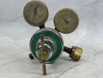 Powr-kraft Montgomery Ward No. 84-5860 Gas Regulator Dual Gauge (untested). Fixed Price $14.99.