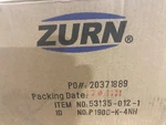 Zurn P1900-K-4NH 12" X 4-1/4 Cast Iron Deep Floor Sink Drain Sump. Fixed Price $249.99.