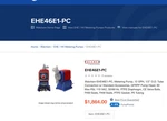 Walchem EHE46E1-PC Electronic Metering Pump 20 Gph 45 Psi Chemical Feed. Fixed Price $1020.00.