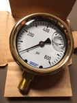 Wika Type 213.40.2.5 Range 800PSI 1/4 Npt Lm Industrial Pressure Gauge New. Fixed Price $36.99.