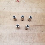 Lot Of 5 Smc KQB2H10-00 Fitting, Nickel Plated Brass Used. Fixed Price $9.02.