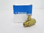 238570 New Box; Deltrol NMF20BK Inline Brass Needle Valve 1/4NPT; 2000PSI. Fixed Price $30.94.