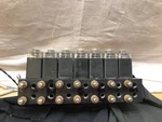 Numatics Pneumatic Air Manifold Base W/7 Solenoid Valves Bank 1080 Lot. Fixed Price $149.95.