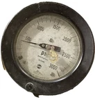 (nos) Usg 33013 High Pressure Gauge 0-3000 Psi Stainless Steel Master 1K 316. Fixed Price $95.00.