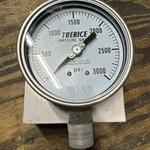 Trerice 700SS4004LA3000 Industrial Pressure Gauge 0-3000PSI 4.0 1/2 Npt Lower Oc. Fixed Price $30.00.