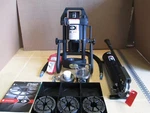 New Gates Mobilecrimp 4-20 Adjustable Hydraulic Hose Crimper W/hand Pump 3 Dies. Fixed Price $3835.00.