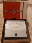 Triplett Orig.b. 330-G Panel Meter 0-100 Ac Amperes. Fixed Price $55.00.