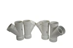 Nibco PVC-1 3" 45 Wye Tee Pipe Fittings 4810 Dwv Plumbing Connectors Lot Of. Fixed Price $34.99.