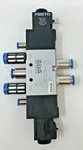 Festo VACS-C-C1-1 Pneumatic Solenoid Valve Manifold 24V Dc 8025330 1528770 IP65. Fixed Price $42.49.
