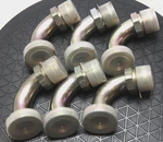 Qty (2) Eaton / Aeroquip 500024-16S Split Flange Male Jic 90 Elbow Code 61. Fixed Price $36.00.