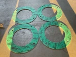 X Klingersil C-4401 8" Od By 4-7/8 Id Gasket Flange With Bolt Holes 3/8. Fixed Price $12.74.
