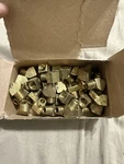 Box Of 32 Parker 2214P-4-4 Pipe 45 Degree Brass Street Elbow 1/4 Fnip. Fixed Price $29.95.