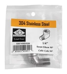 Smith-cooper 4638102010 Stainless Steel 90 Deg. Elbow 1/4 X Dia. In. Fpt. Fixed Price $9.38.
