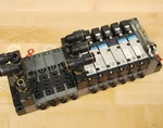 Koganei Pneumatic Fm-solid Manifold X88M Series W/10 Solenoid Valves Used. Fixed Price $31.58.