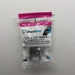 New Sharkbite, 1/2" X Mpt Straight Stop Valve 23061LF. Fixed Price $9.99.