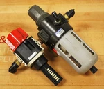 Koganei FR600-03 Pneumatic Filter With Ckd V3010-10 Pressure Regulator Used. Fixed Price $39.89.