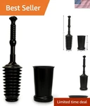MP500-3TB Heavy Duty Bathroom Toilet Plunger Kit With Tall Bucket. Equipped W.... Fixed Price $53.11.