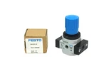 Festo LR-1/4-D-I-MINI Pneumatic Pressure Regulator W/ Gauge, New. Fixed Price $85.00.