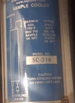 Neptune SC-316 Sample Cooler 316SS Shell/coil Max 750 F 9500 Psi. Fixed Price $459.99.