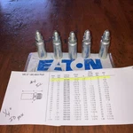 04U-504 Eaton End, Lot Of 5, Free Ship, 1/4" Id Hose, #4 Jic. Fixed Price $30.00.