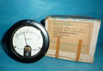 Weston 1534 Ac Amperes Panel Meter Rugged Sealed 0-3 Amps 1/2IN. Fixed Price $18.95.