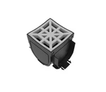 Reln Storm Drain 5 In. X Plastic 4-WAY Adapter With Portland Grey Grate. Fixed Price $22.79.
