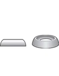 Hillman Stainless Steel .190 In. Finish Washer 100 Pack #10. Fixed Price $7.99.