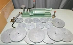 Ashcroft Portable Hydraulic Gauge Tester With Weight Set + More - Works Great. Fixed Price $1150.00.