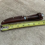 Ka-bar Knives #1226 "little Finn" 3.625IN Fixed Blade W/sheath. Fixed Price $65.00.