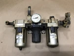 Smc Pneumatic Assembly AR4000-04G Regulator With Filters & Gauge #21A74PR2. Fixed Price $34.99.
